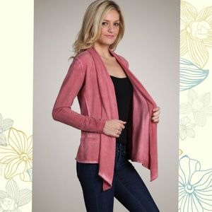 pink cardigan
